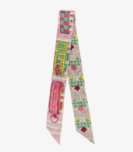 Hermès pink green yellow - green,