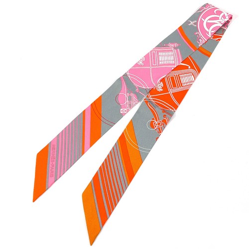 Hermes twilly scarf libris - twilly, ex