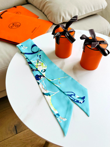 Hermès twilly silk scarf - silk,