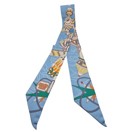 Hermes silk odyssey twilly - odyssey,