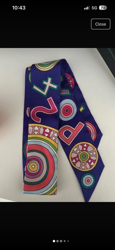 Hermes scarf silk twilly - silk,