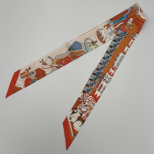 Hermes twilly scarf orange - twilly,