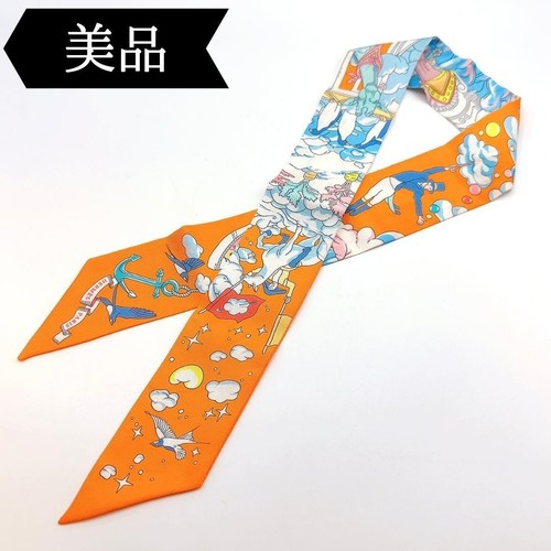 Hermes twilly silk scarf - twilly,