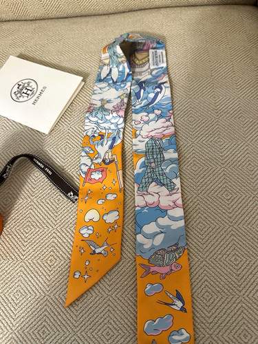Hermès twilly silk twill - hermès,