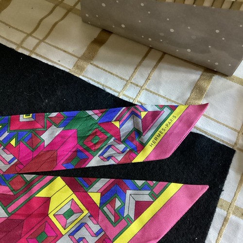 Hermes twilly silk scarf - hermes,