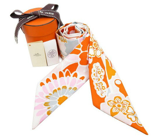 Hermès twilly bingata orange - twilly,