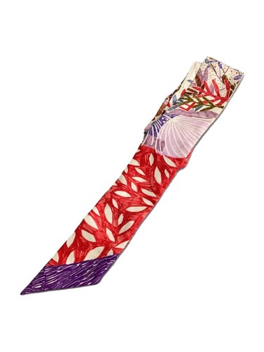 Hermes twilly scarf silk - silk, red