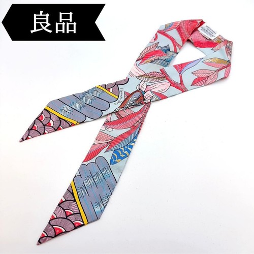Hermes twilly silk scarf - hermes, tree