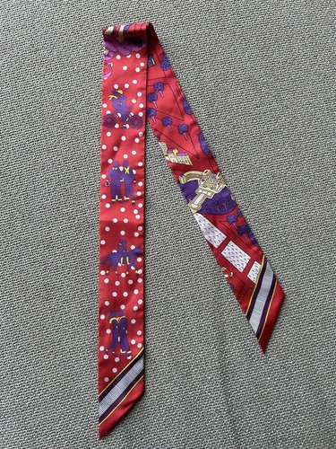 Hermes red dotted - red, scarf