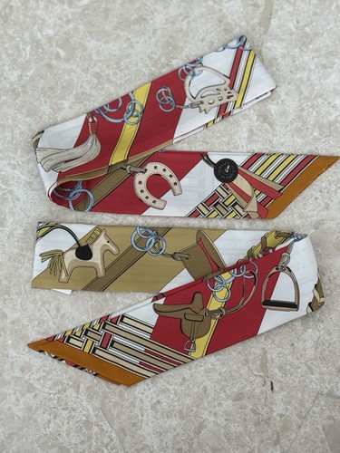 Hermes scarf twilly silk made - scarf,