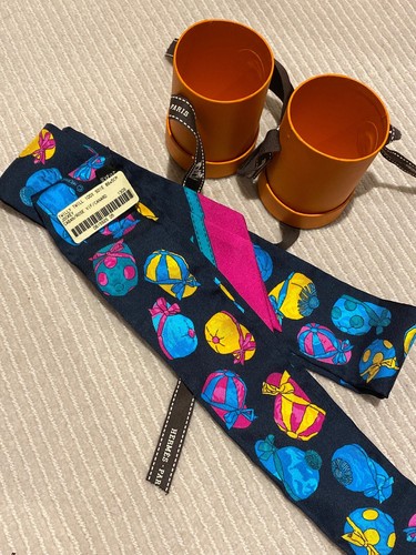 Hermes scarf twilly jockey - hermes,