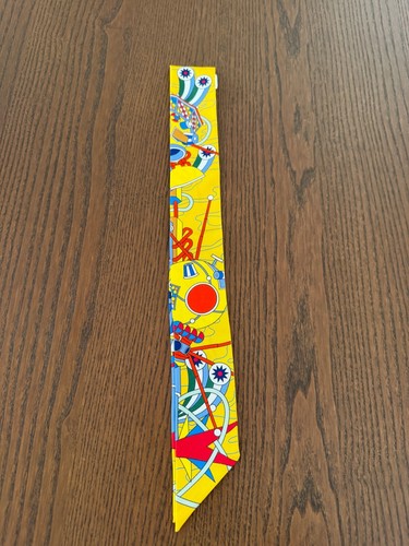 Hermes yellow twilly scarf - twilly, scarf-rrp