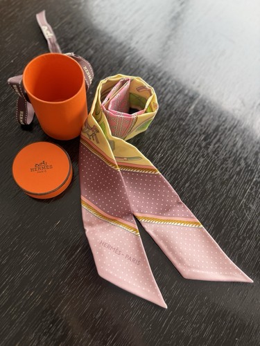 Hermès twilly silk scarf - hermès,