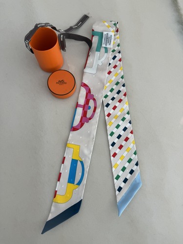 Hermès twilly silk scarf - twilly,