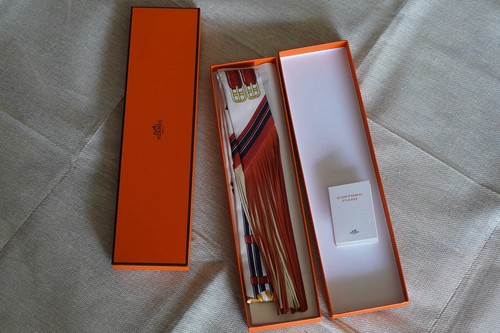Hermes fringe leather - leather,