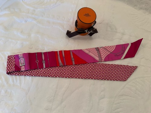 Hermes twilly pink 100 - pink, 100%