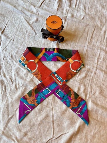 Hermes twilly silk - hermes, scarf
